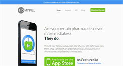 Desktop Screenshot of idmypill.com